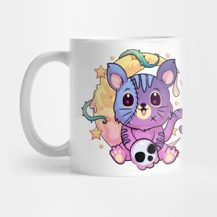 Pastel Goth Kawaii Cat Mug